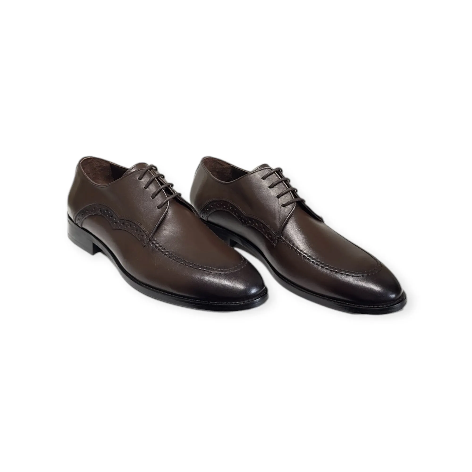 214k Elegantly Crafted Brown Leather Oxford Shoes