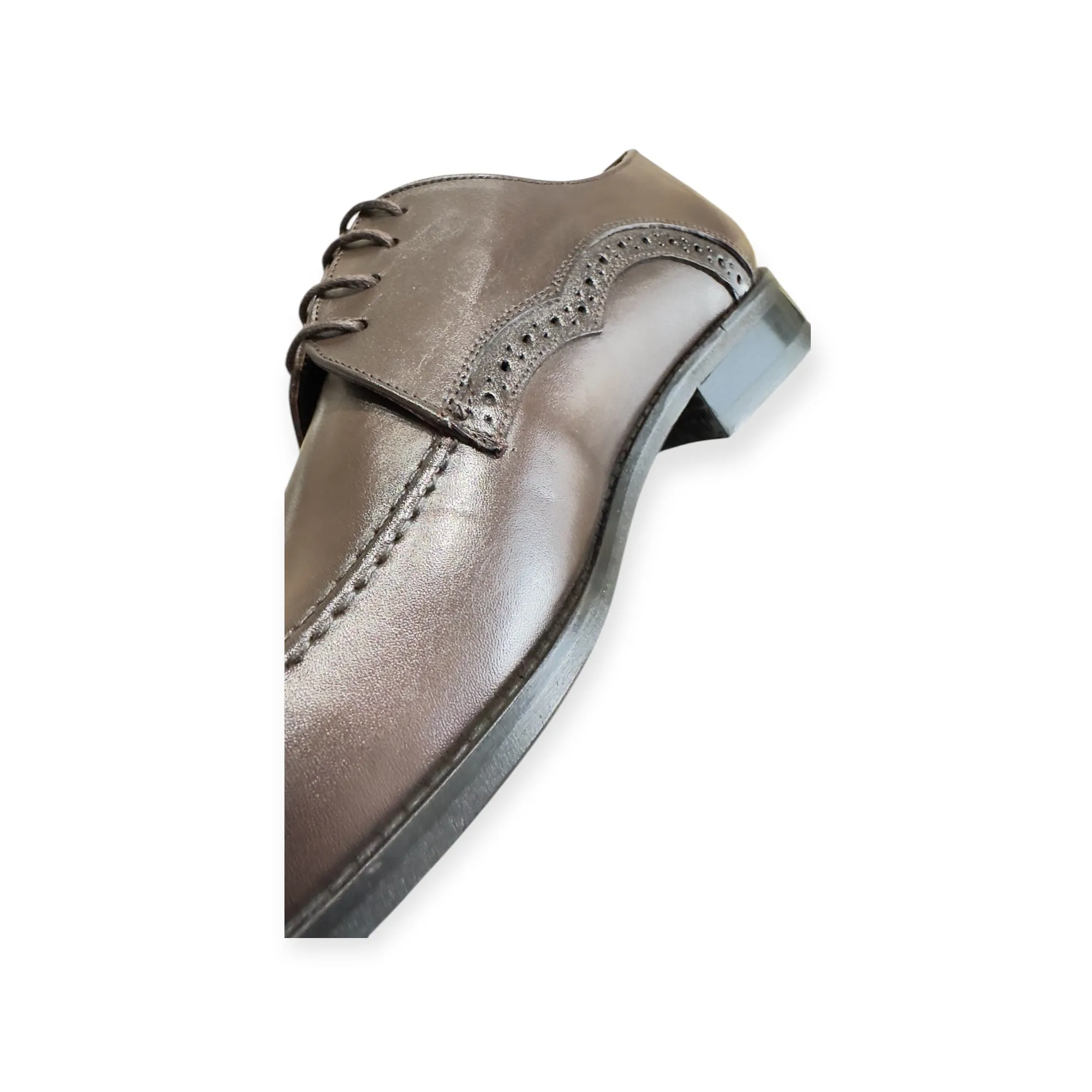 214k Elegantly Crafted Brown Leather Oxford Shoes