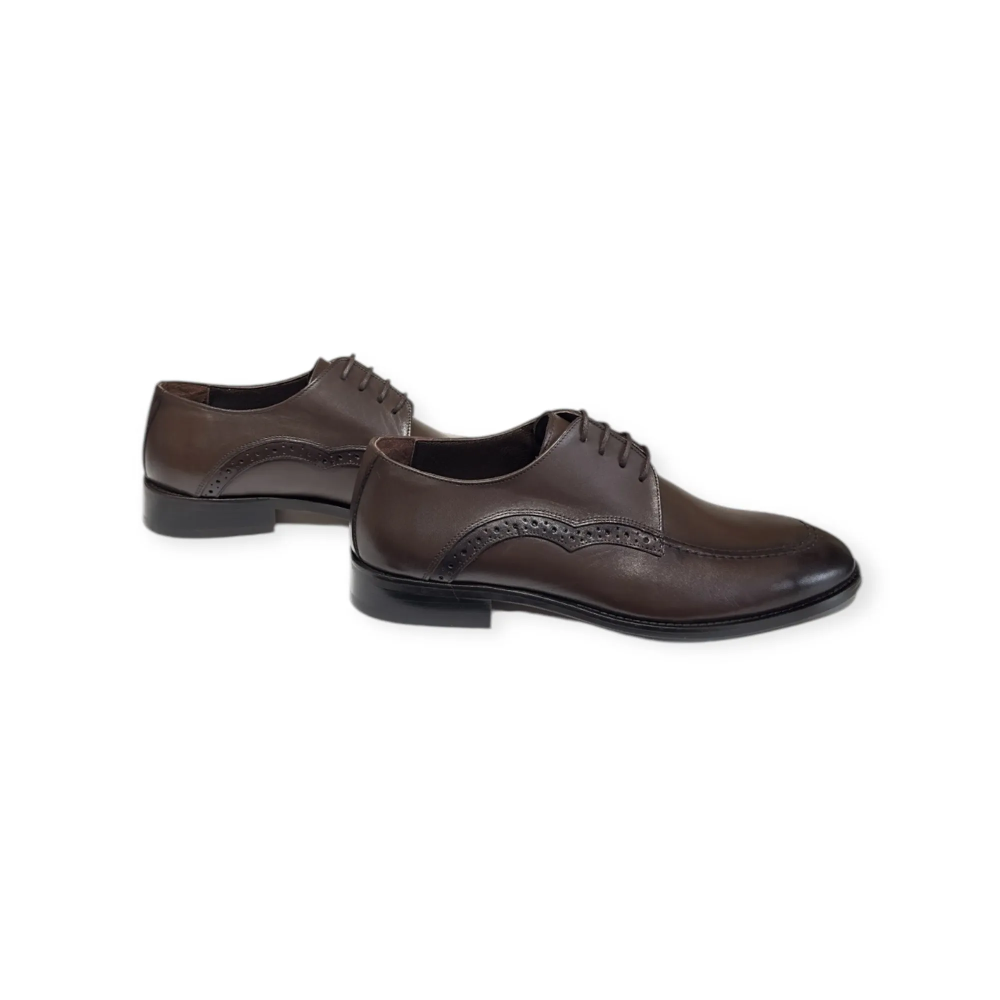 214k Elegantly Crafted Brown Leather Oxford Shoes
