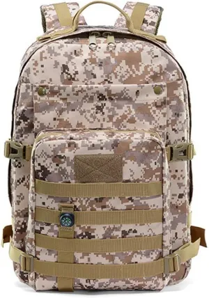 41L Military Tactical Backpack For Men Camping Hiking Trekking Daypack Rucksack Bag MOLLE 3 Day Assault Pack (Desert Digital)
