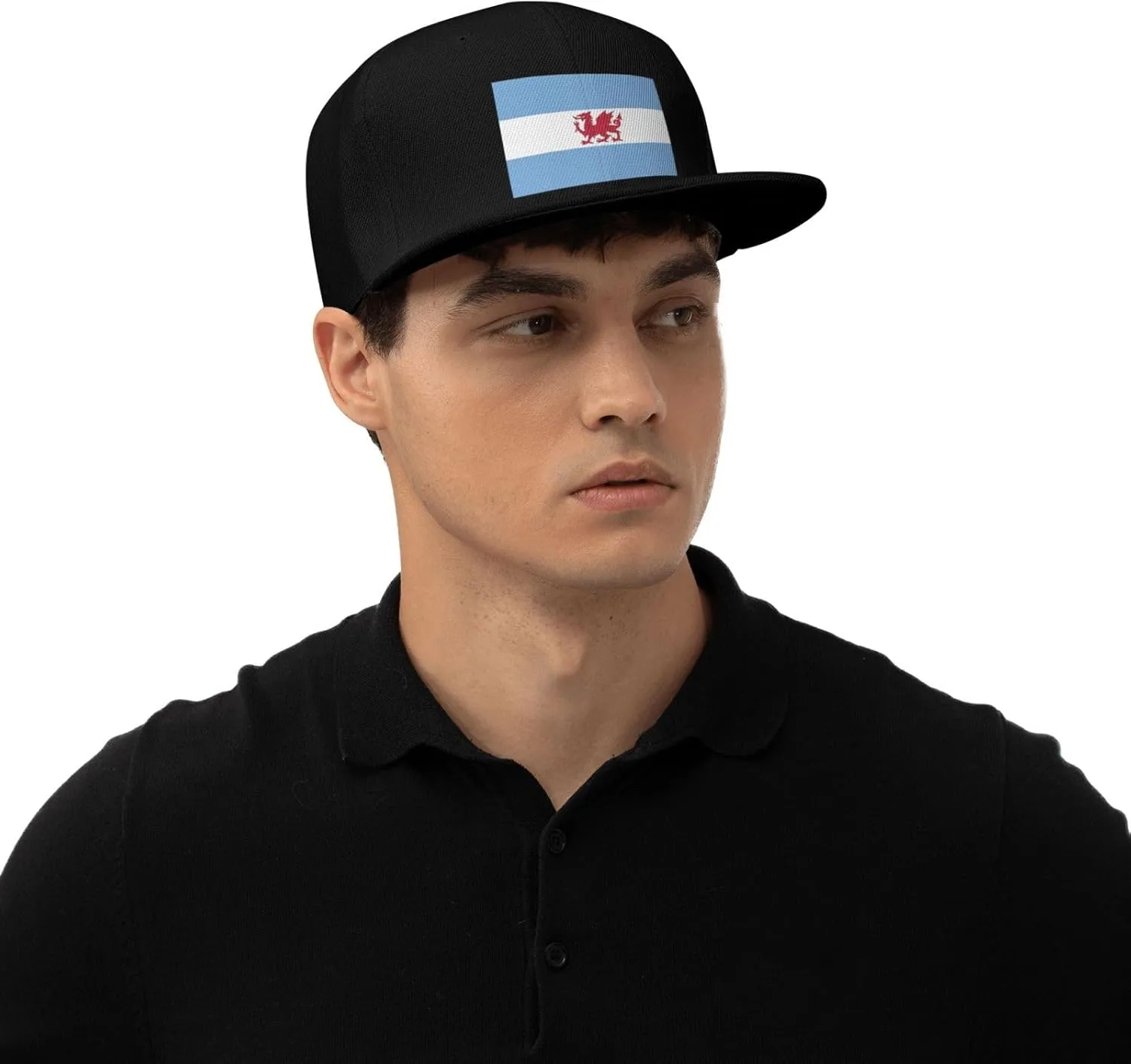 Adjustable Flag of The Welsh Colony in Patagonia Snapback Hat for Men Women Baseball Cap Dad Hats
