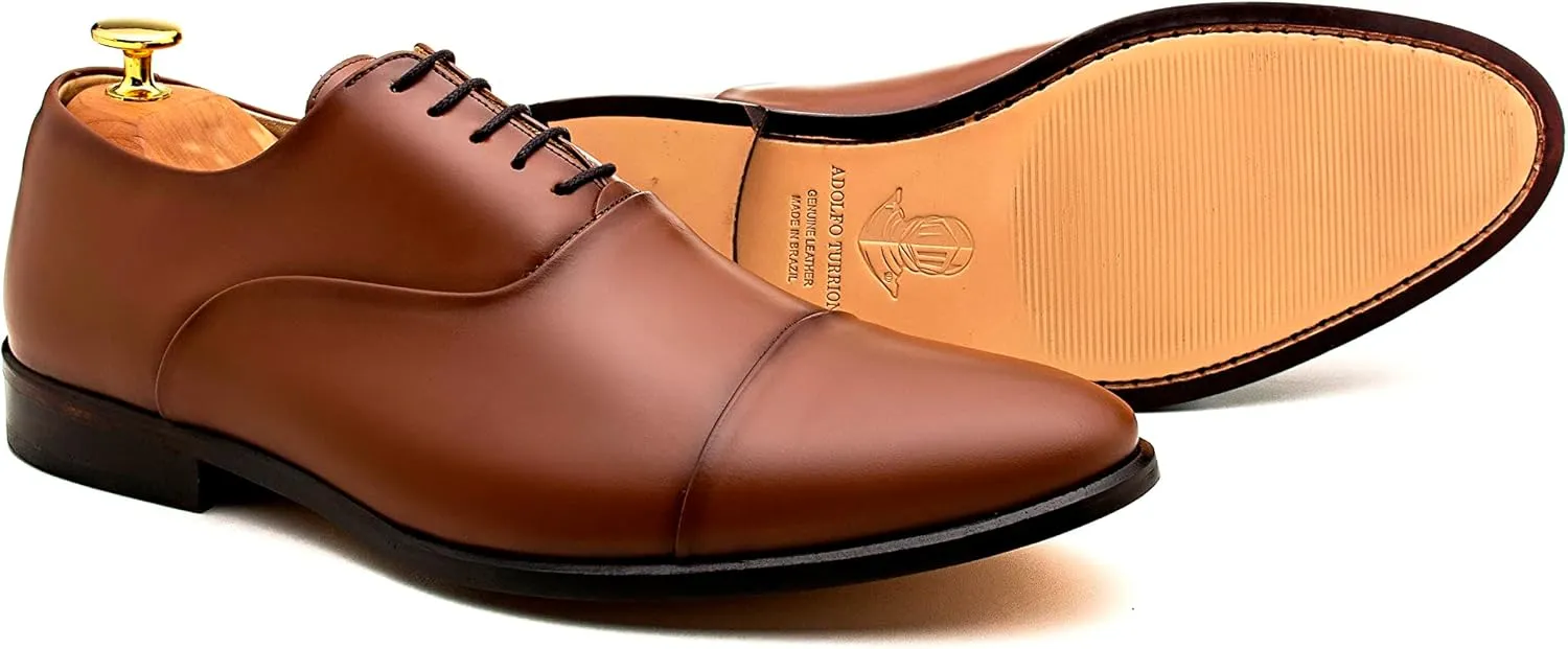 ADOLFO TURRION Leather Classic/Formal Shoes Oxford Cap Toe Cordoba