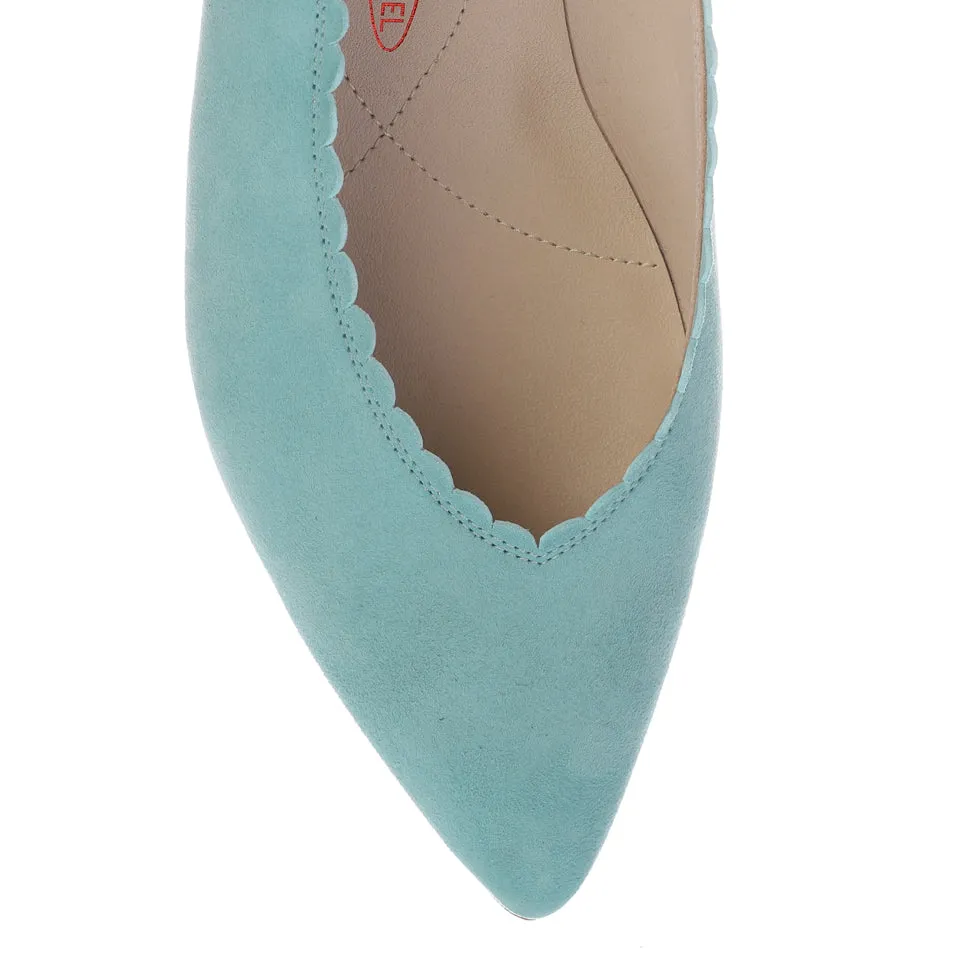 ALCIDE in Turquoise Cashmere *SALE ITEM* ORIGINAL PRICE: $265
