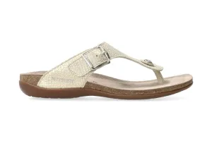 'Alinda' women's slide toe sandal - beige