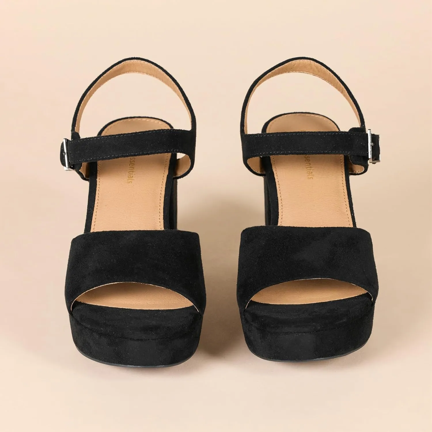 Amazon Essentials Women's Platform Heel Sandal