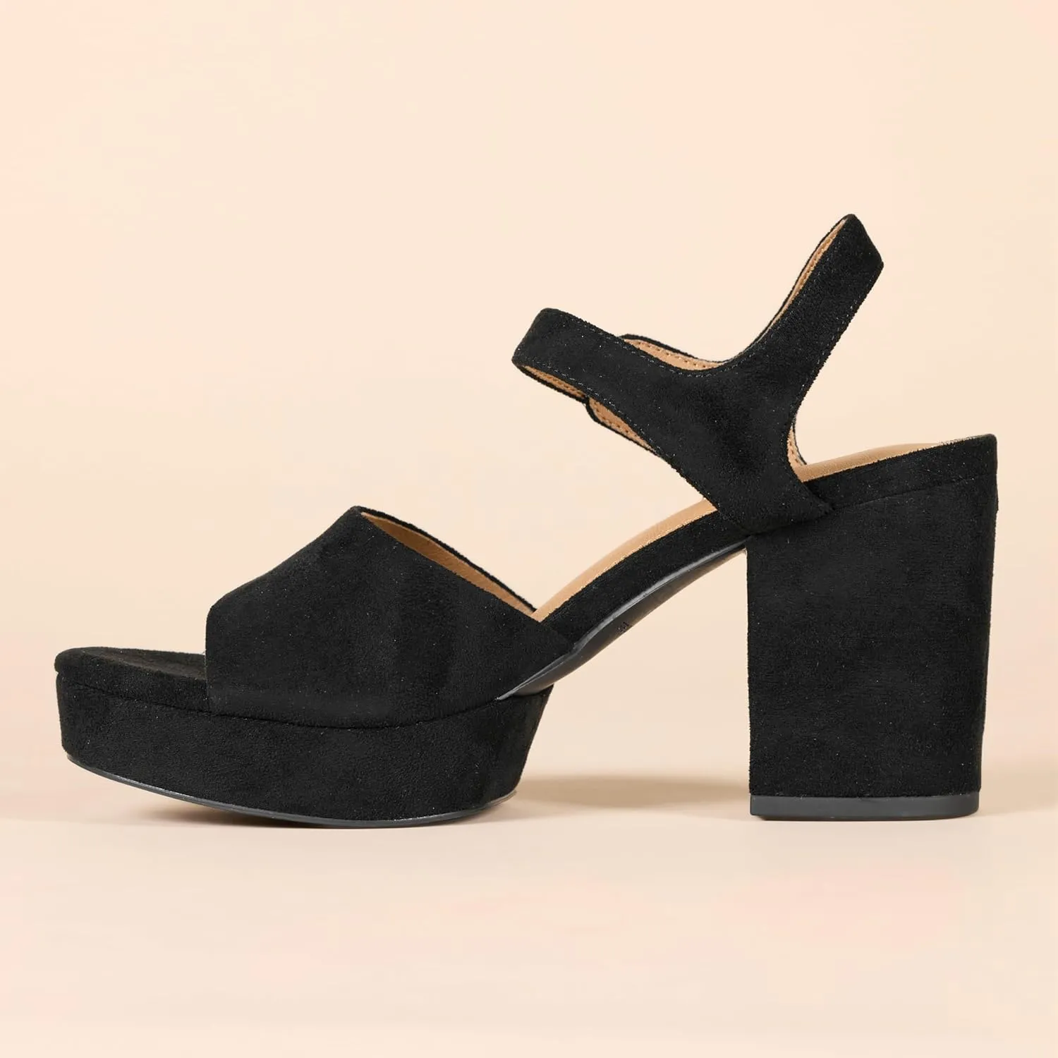Amazon Essentials Women's Platform Heel Sandal