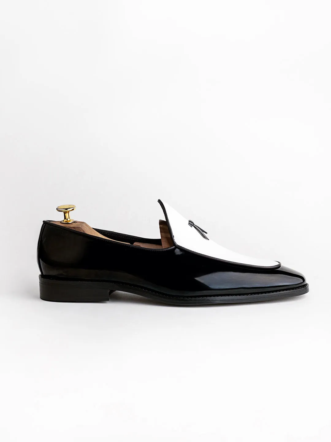 Amor Mugler Patent Black Penny men loafers (Wrinkle free)