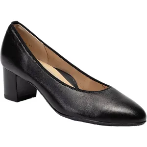 ARA LICHFIELD BLACK SMOOTH LEATHER PUMP