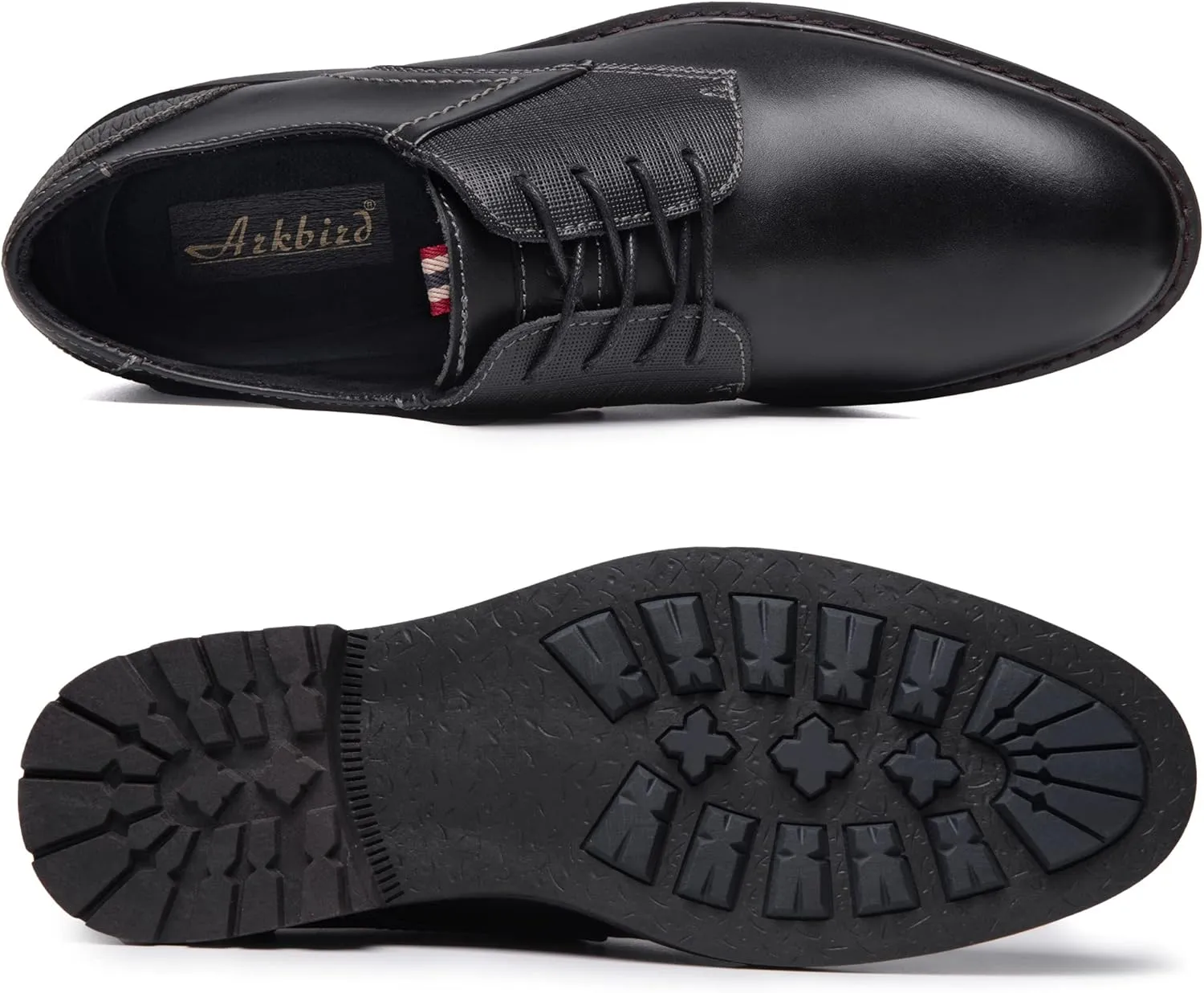 Arkbird Men's Leather Oxford Dress Shoes Stylish Formal Business Shoe for Men
