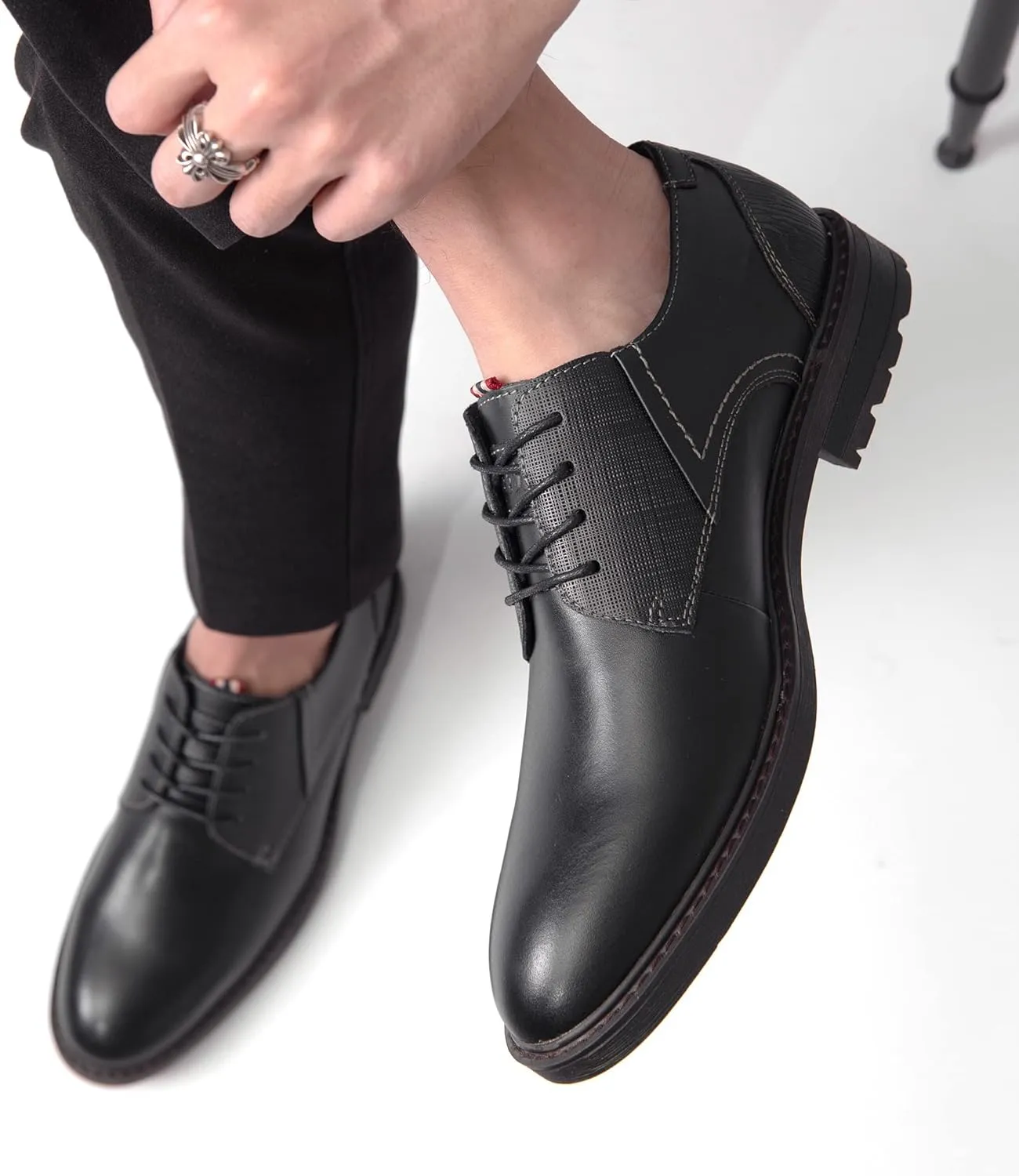 Arkbird Men's Leather Oxford Dress Shoes Stylish Formal Business Shoe for Men