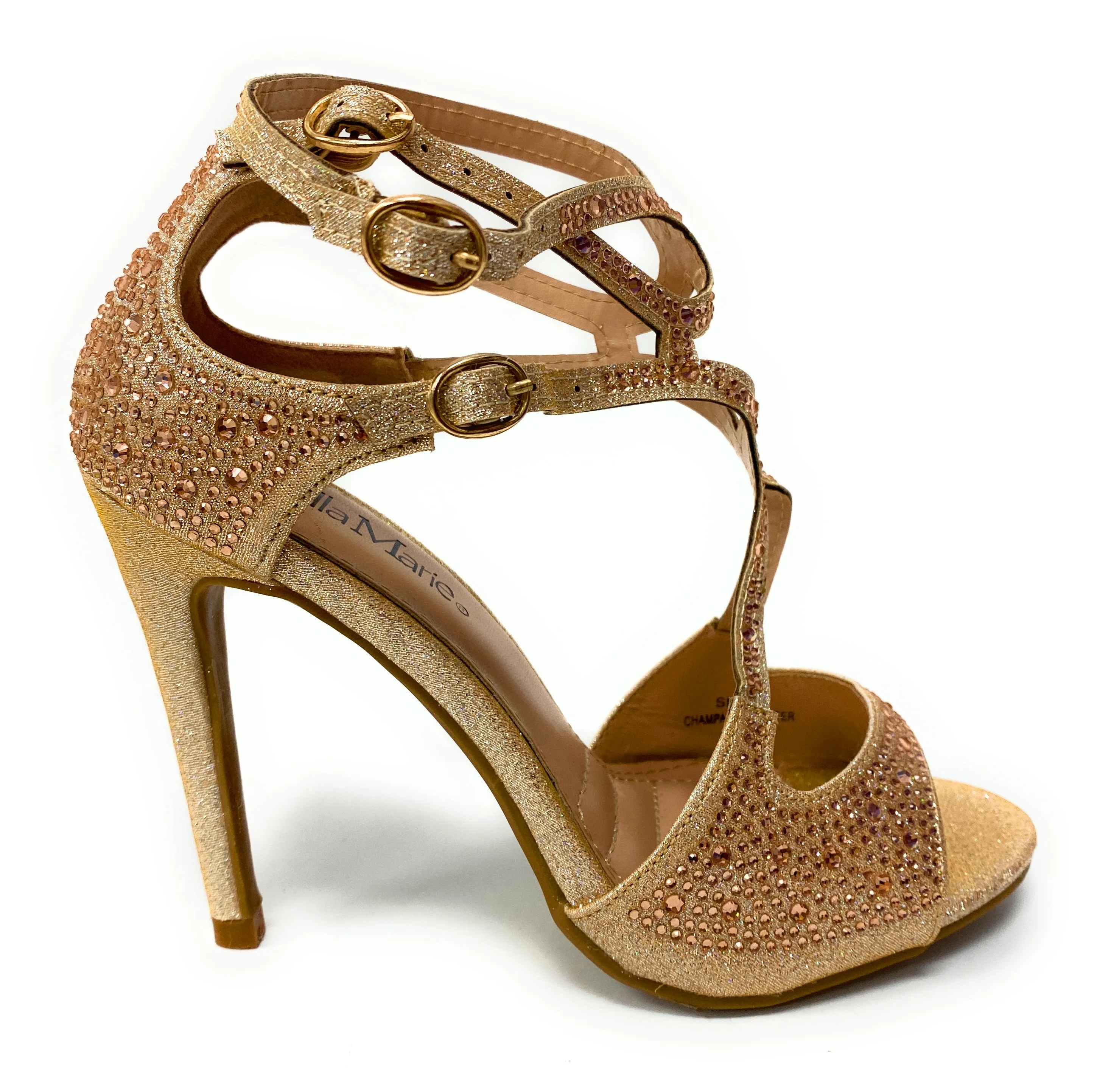 Bella Marie SH007 Champagne Glitter