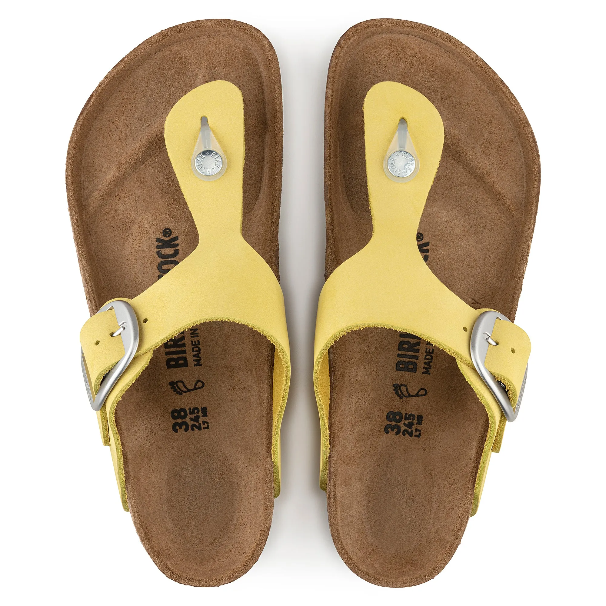 Birkenstock Gizeh Big Buckle popcorn nubuck