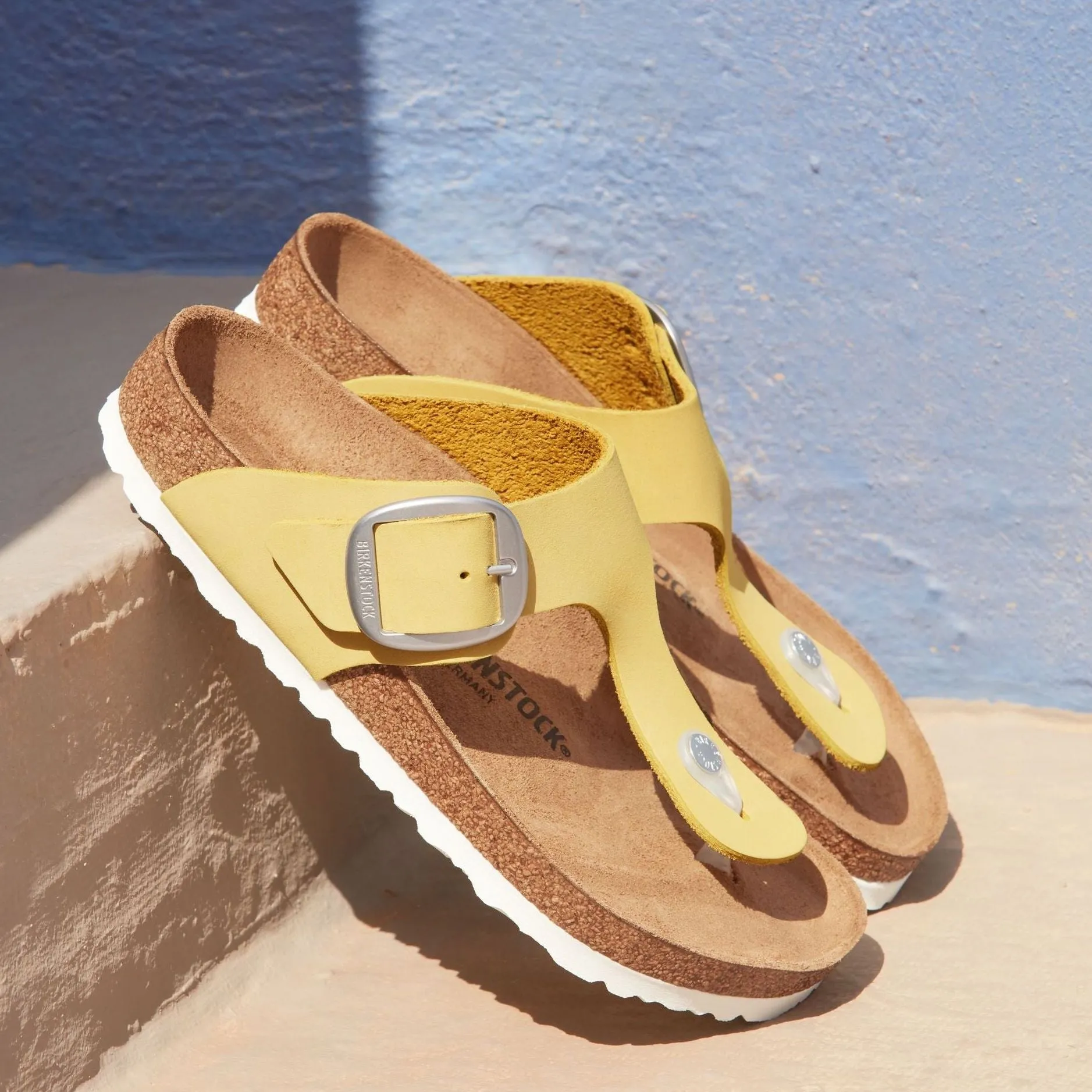 Birkenstock Gizeh Big Buckle popcorn nubuck