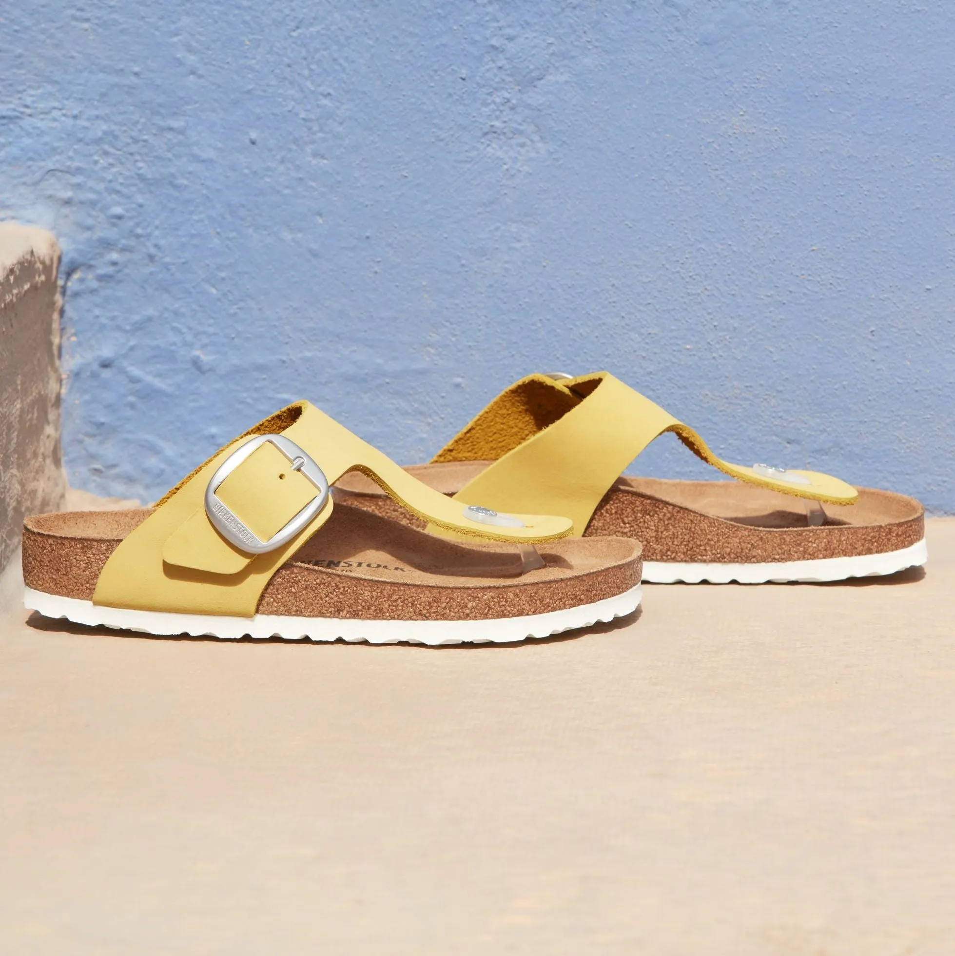 Birkenstock Gizeh Big Buckle popcorn nubuck