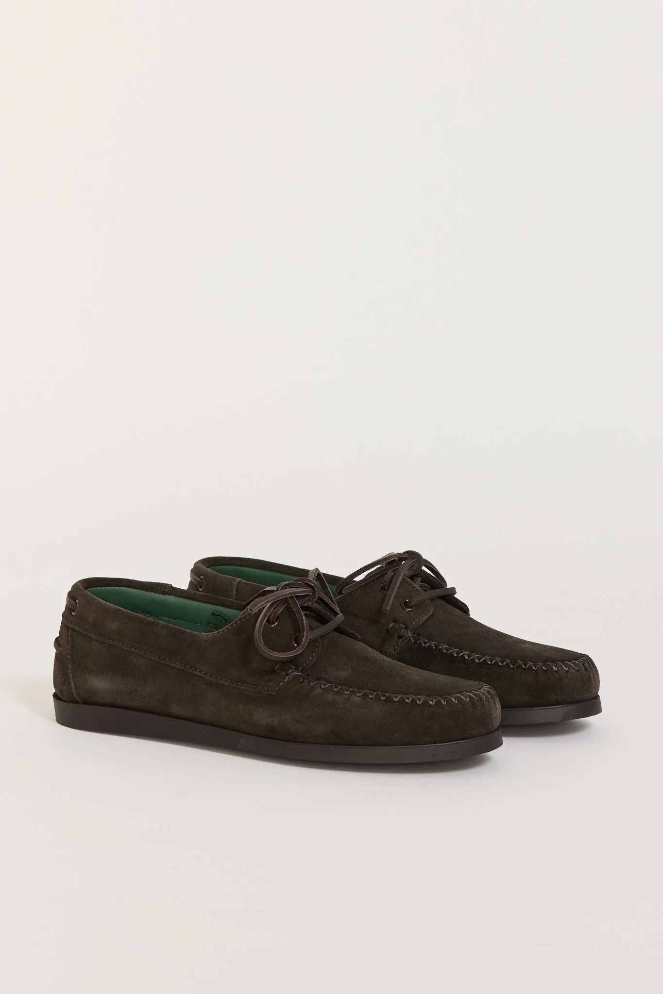 Boatman Brown Suede