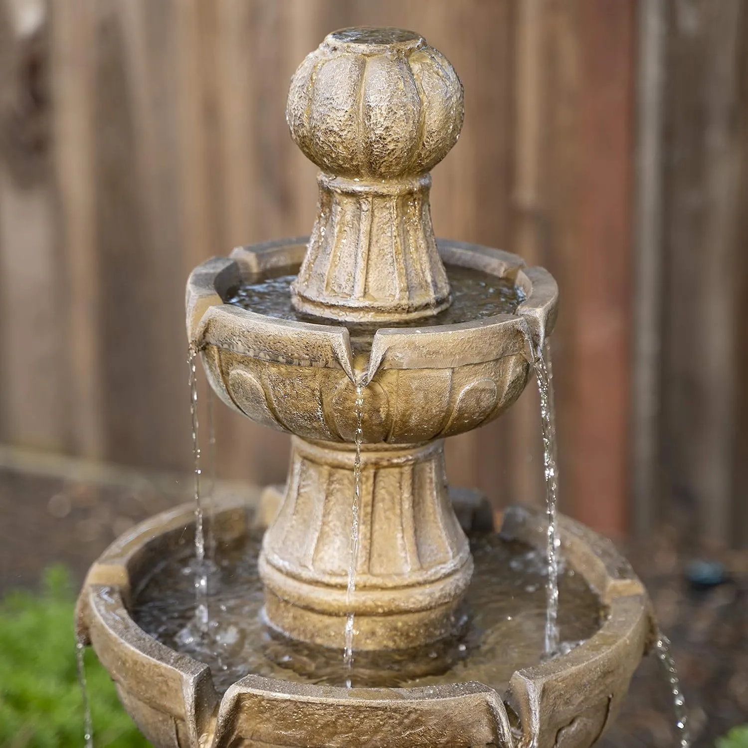 Bond Manufacturing Y97016 Napa Valley Fountain, 45H 25W 25D, Stone Look