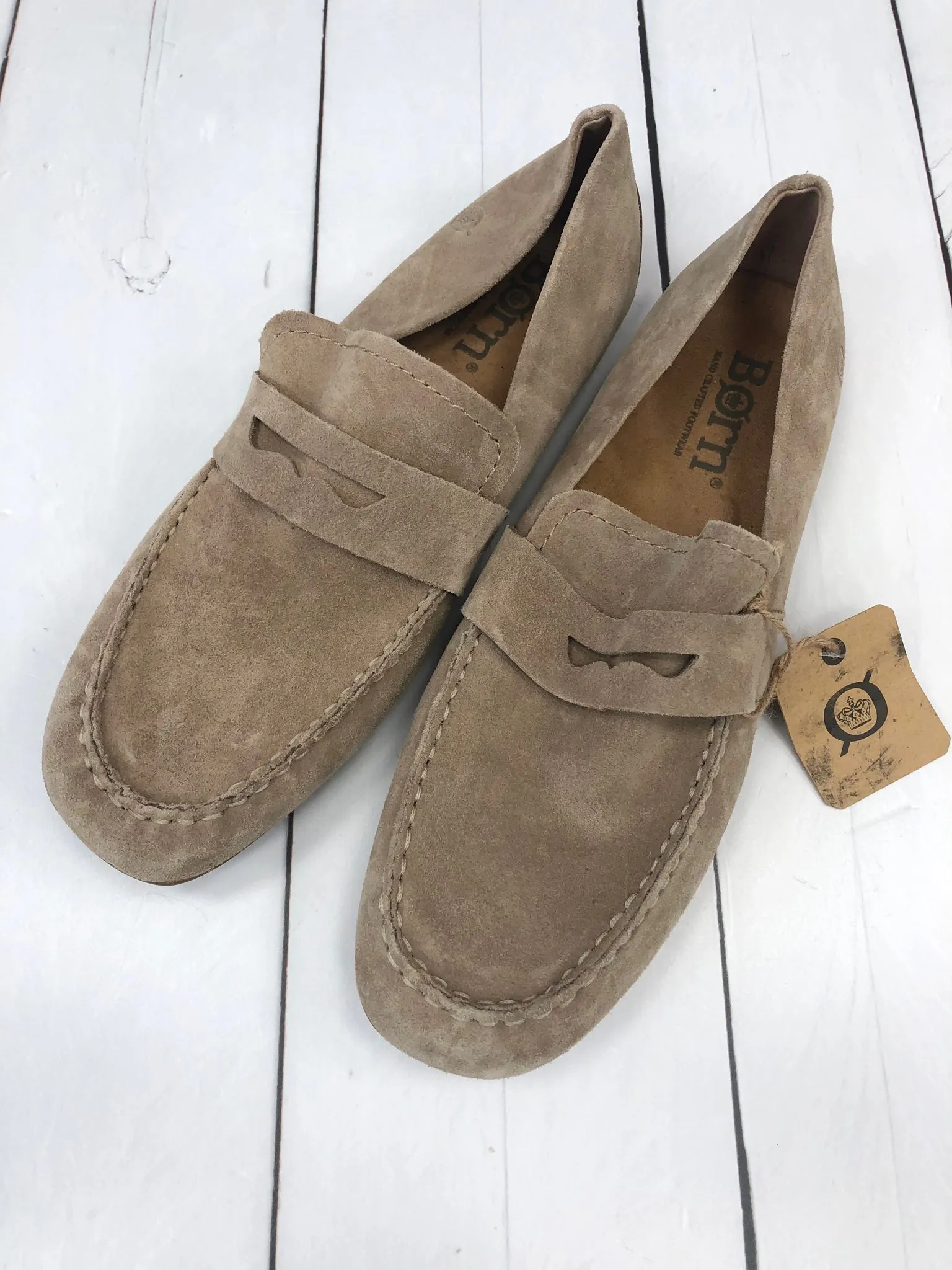 Born Tan Women Size 10 Loafer