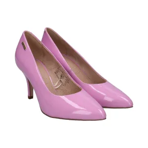 bugatti Pink Leather Pumps