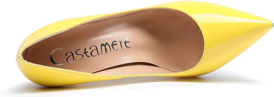 Castamere Women's High Heels Slip-On Pumps Pointy-Toe Elegant Stilettos Wedding Party Sexy Heel Shoes 12CM Heels Pump