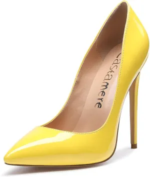 Castamere Women's High Heels Slip-On Pumps Pointy-Toe Elegant Stilettos Wedding Party Sexy Heel Shoes 12CM Heels Pump