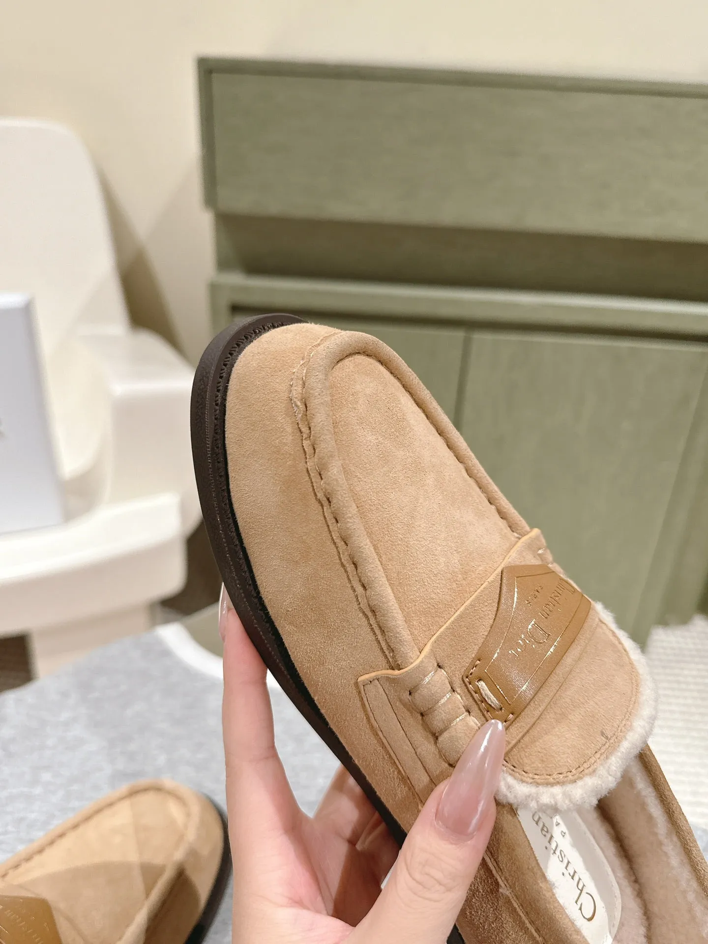 CD Loafer In Dark Loafer Suede  995507
