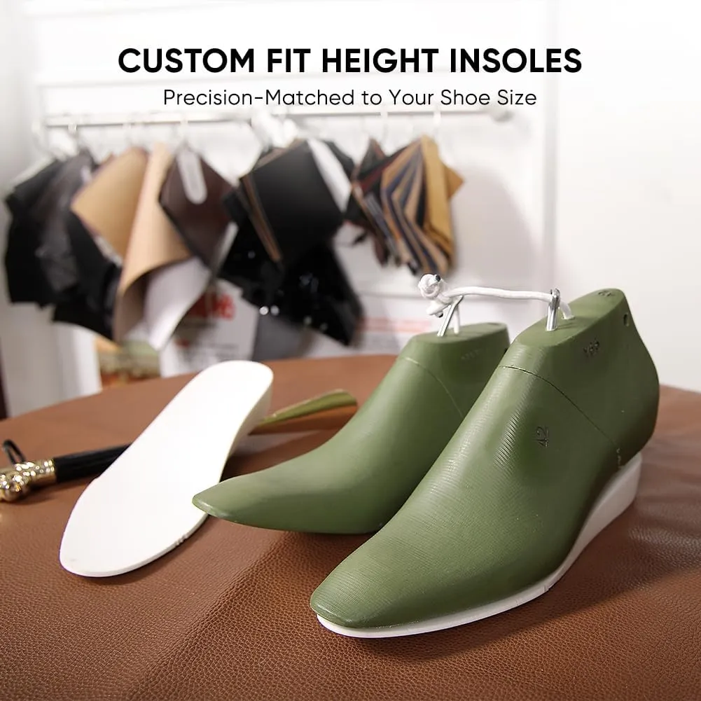 CHAMARIPA Elevator Shoes for Men- Black Leather Height Increase Dress Formal Shoes That Make You Taller 3.15 Inches.