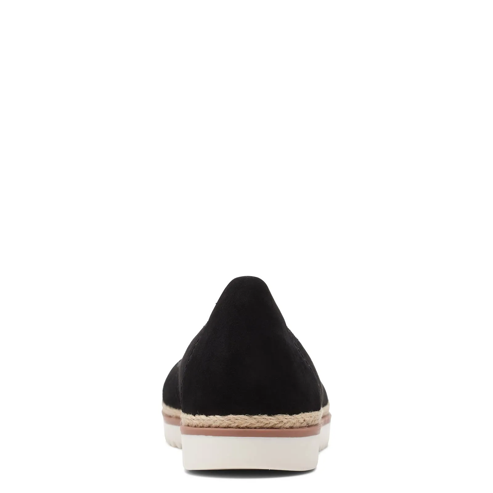 Clarks womens Serena Kellyn Loafer Flat, Black Suede, 8.5 Wide US
