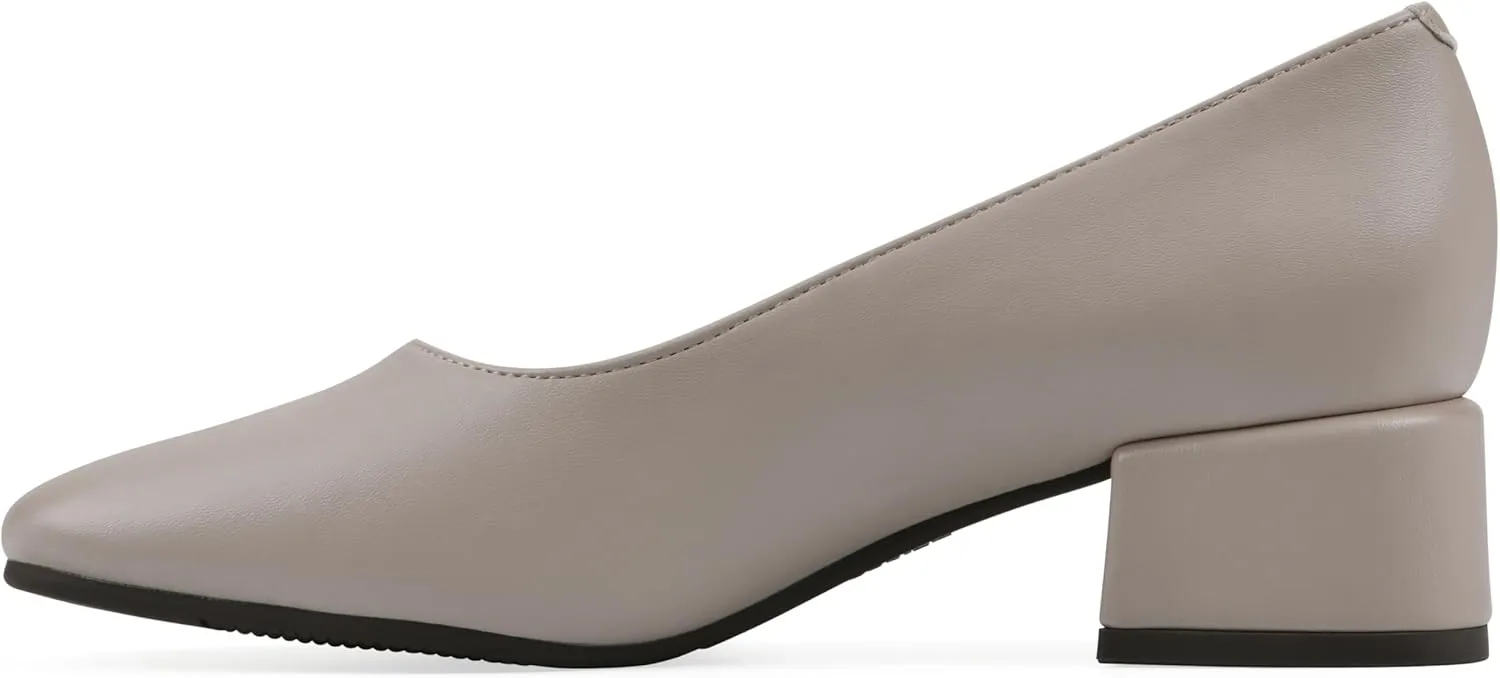 CLIFFS BY WHITE MOUNTAIN Women's Quintesa Cushioned Block Heel Pump