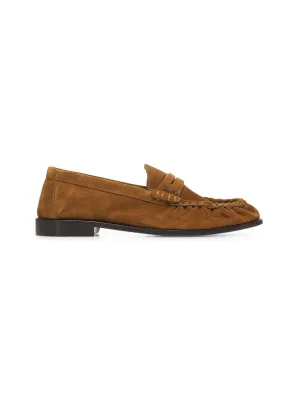 Cognac suede Le Loafer loafers