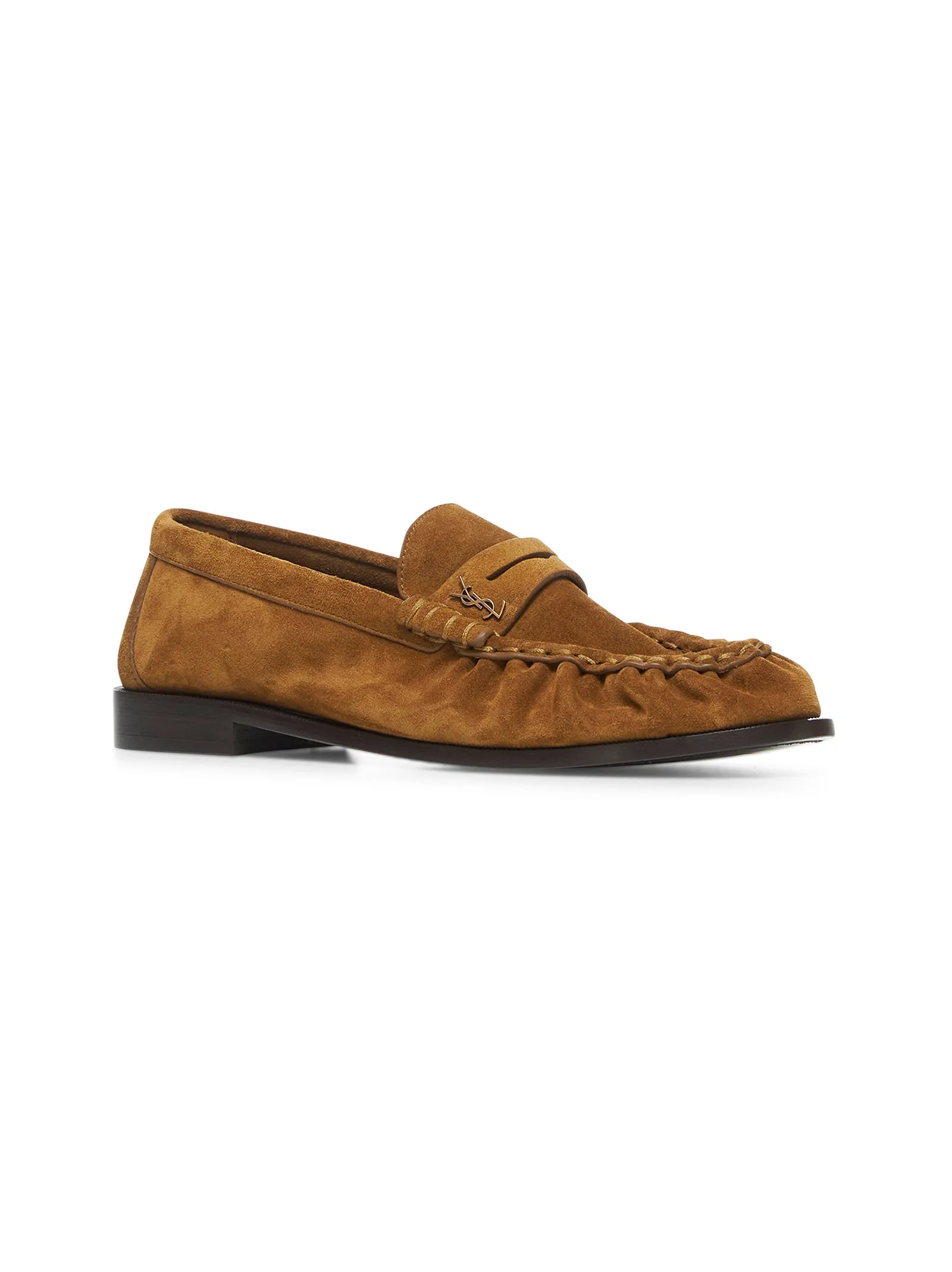 Cognac suede Le Loafer loafers