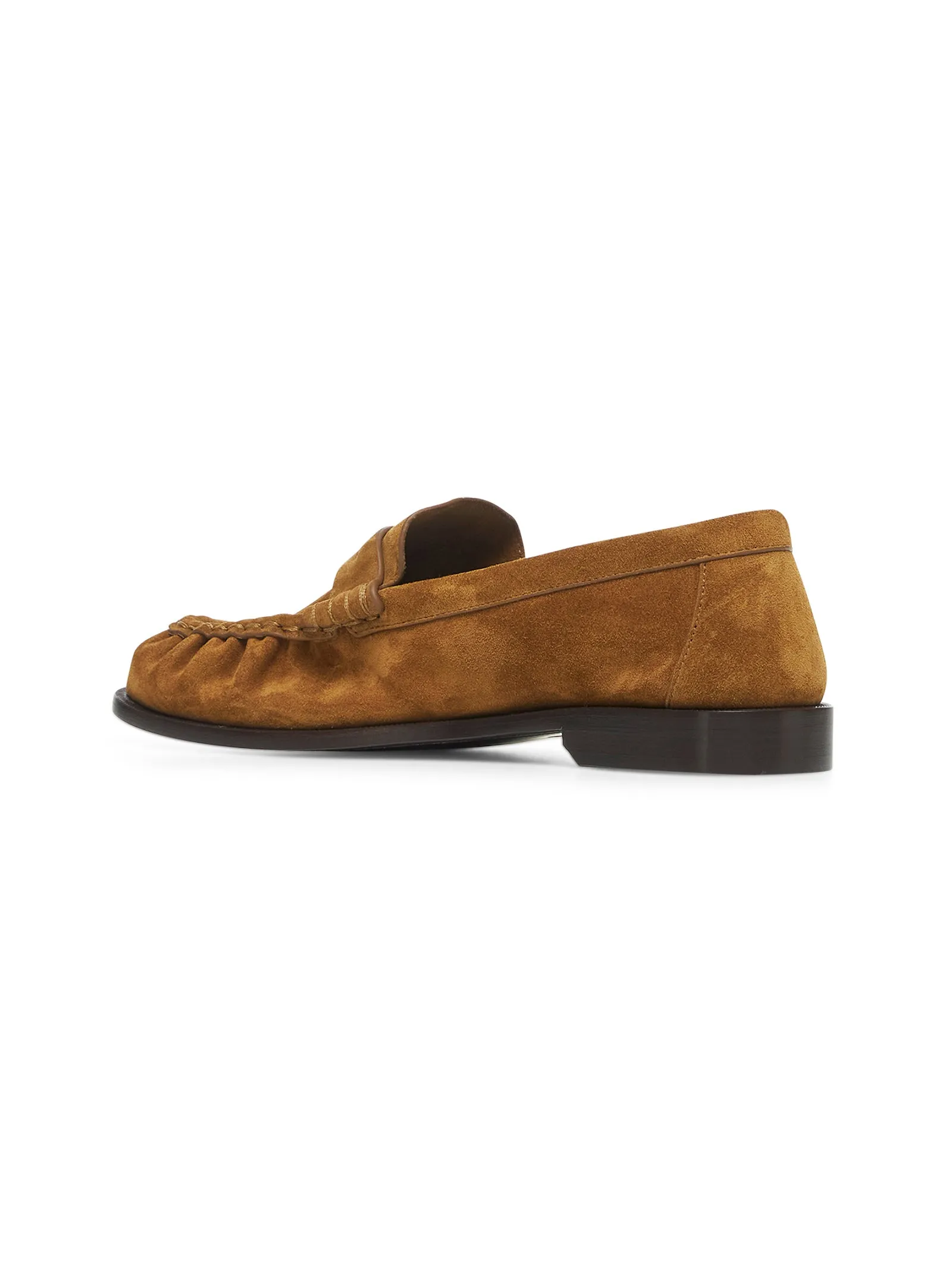 Cognac suede Le Loafer loafers