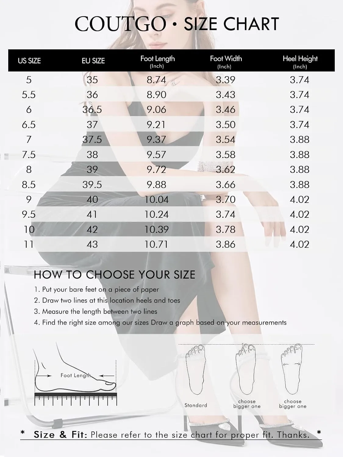 Coutgo Women's Rhinestone Heels Pointed Toe Lace Up Stilettos Ankle Buckle Strap Dress Party Wedding Pump Shoes