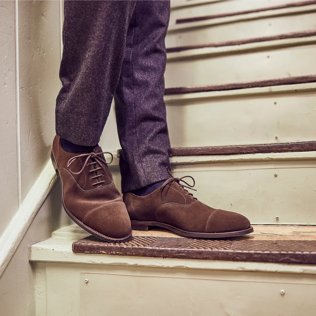 Crockett & Jones | Connaught 2 | Dark Oak Suede