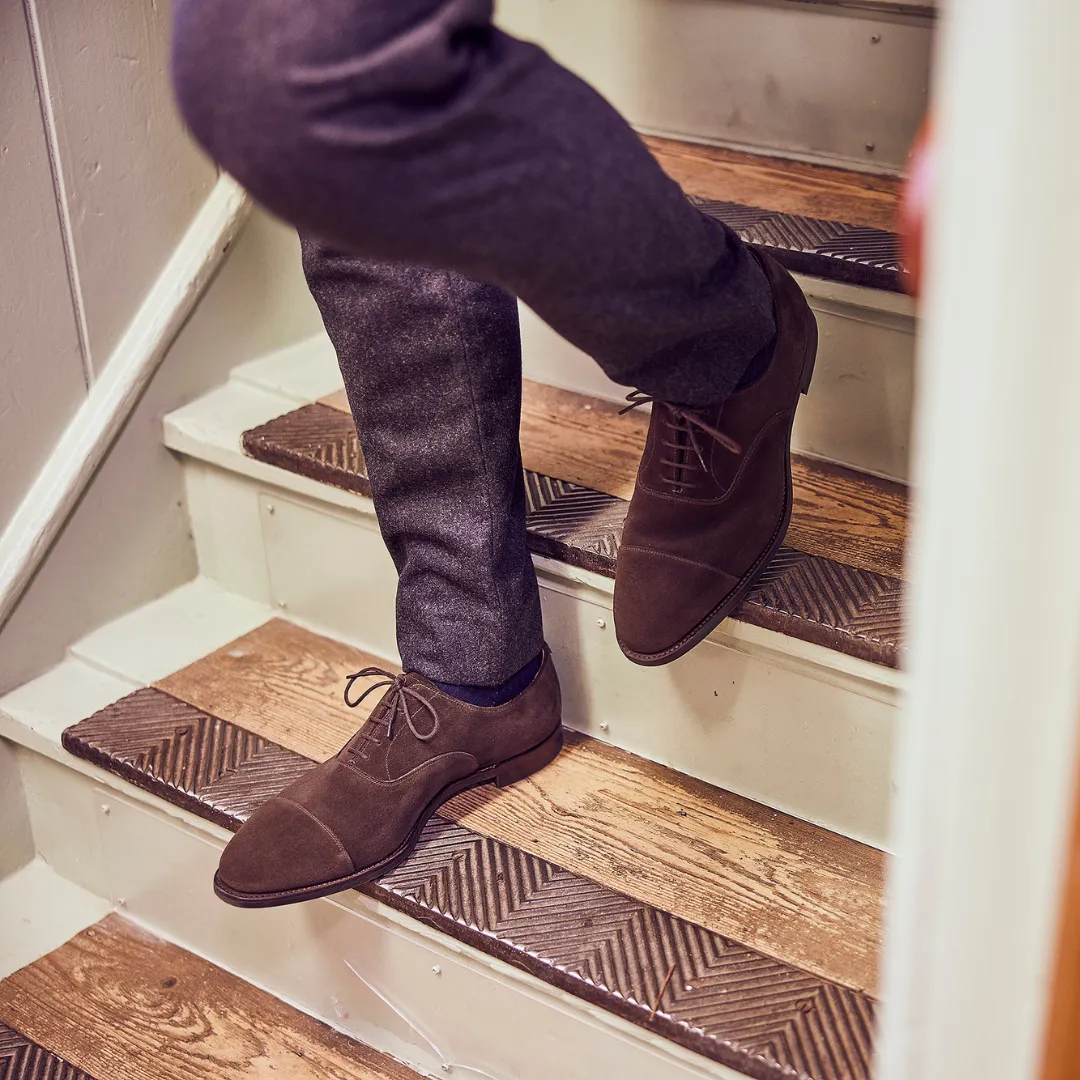 Crockett & Jones | Connaught 2 | Dark Oak Suede