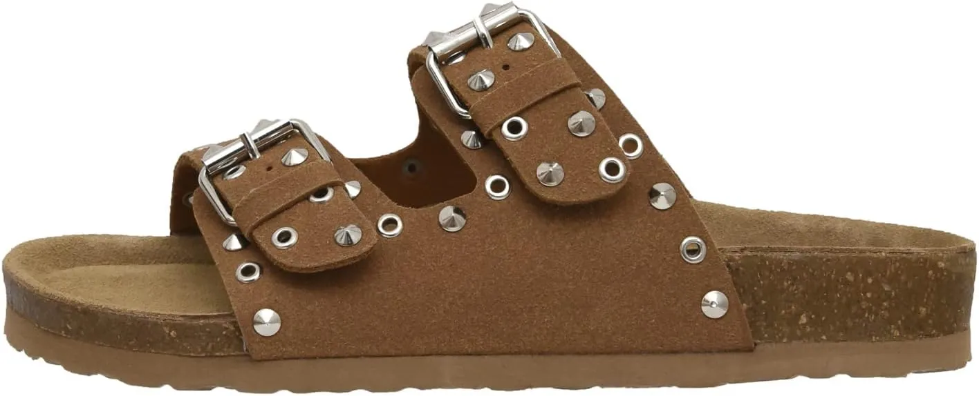 CUSHIONAIRE Women's Landon Cork footbed Sandal with  Comfort
