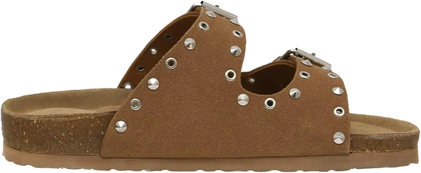 CUSHIONAIRE Women's Landon Cork footbed Sandal with  Comfort