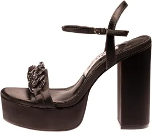 Dance Platform Sandal with Chain Ornament