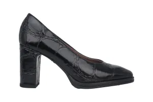 'Denis' women's pump - Black croco