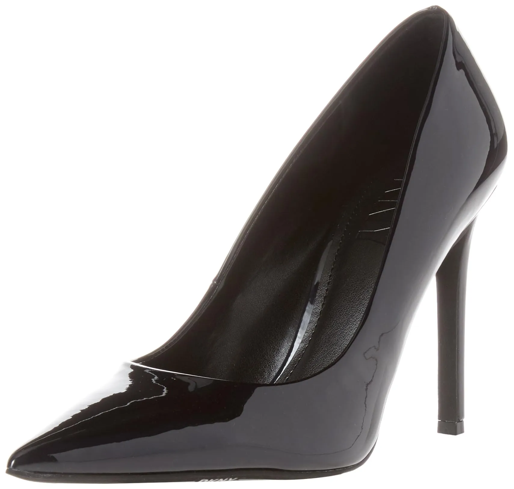 DKNY Women's Mabi Pointed Toe Pump Heeled Sandal, Black, 6