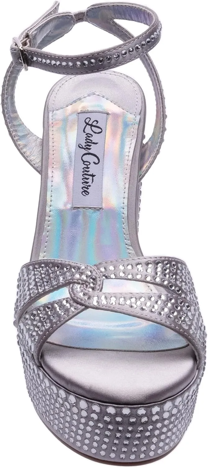 Doll Rhinestone Platform Sandal