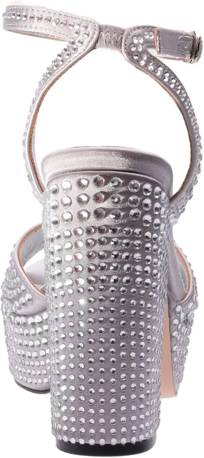 Doll Rhinestone Platform Sandal