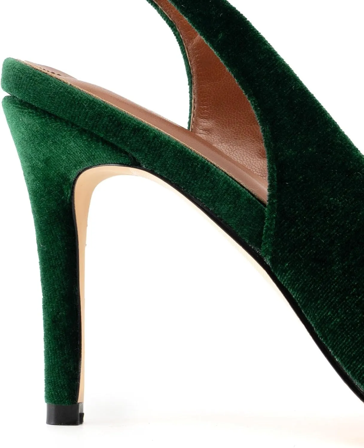 DREAMCIA Bow Slingback Kitten Heels Pumps Pointed Closed Toe Stiletto Heeled Sandals Bowknot Dress Wedding Party Shoes