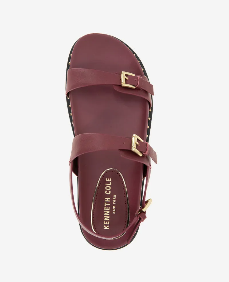 Drinity Leather Band Buckle Sandal