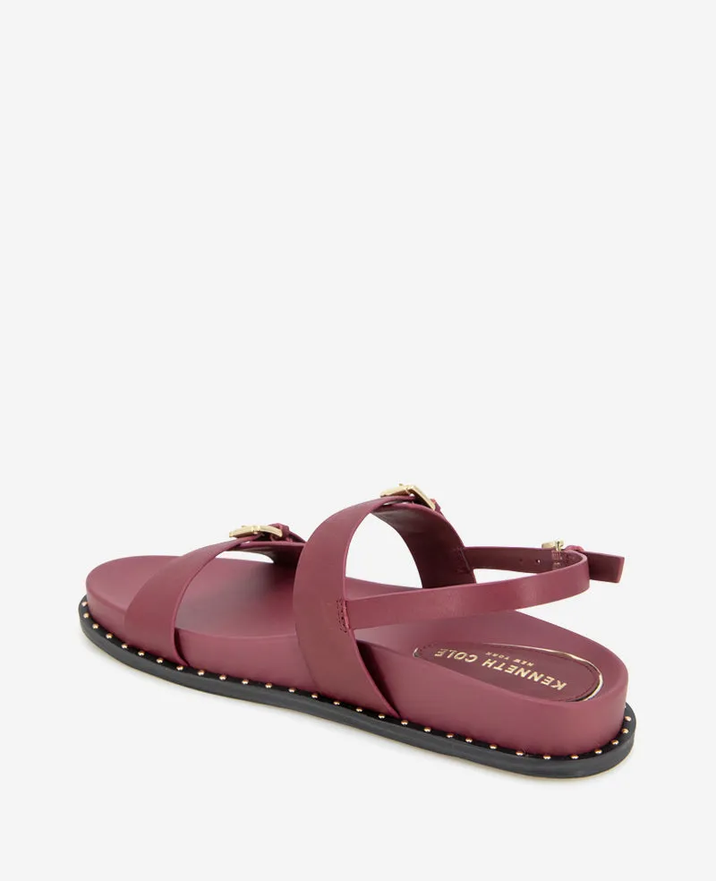 Drinity Leather Band Buckle Sandal