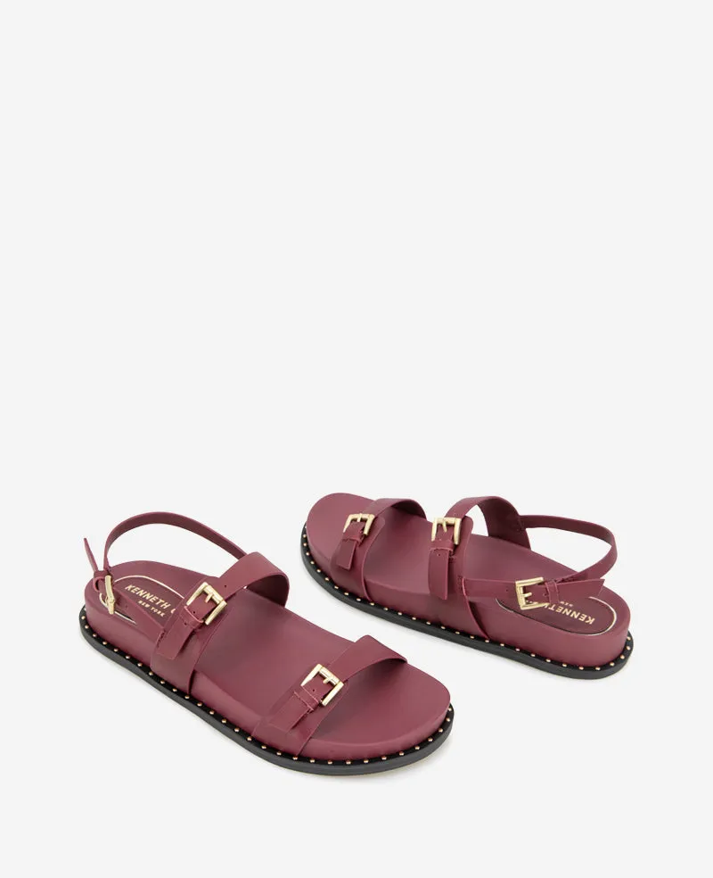Drinity Leather Band Buckle Sandal