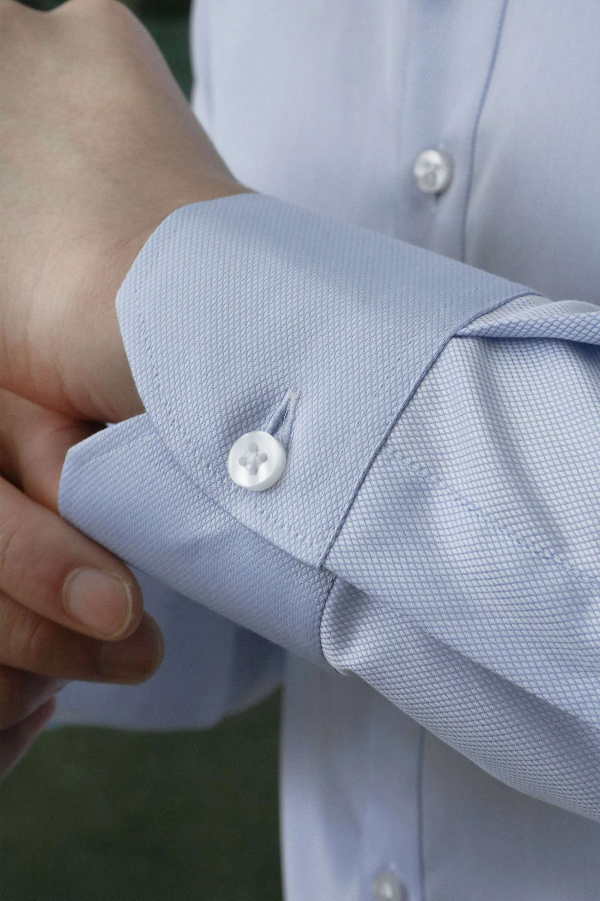 Duke Oxford Blue Men's Business Shirt