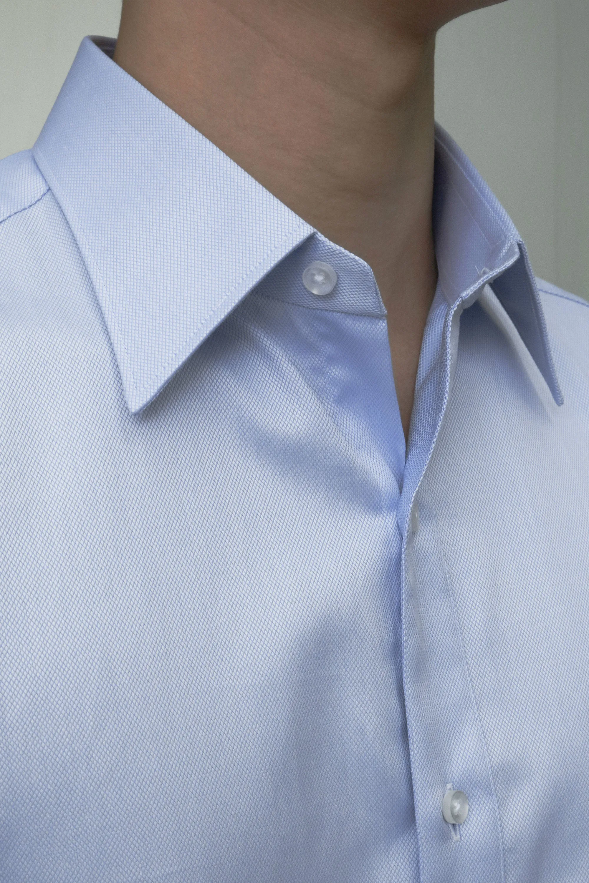 Duke Oxford Blue Men's Business Shirt
