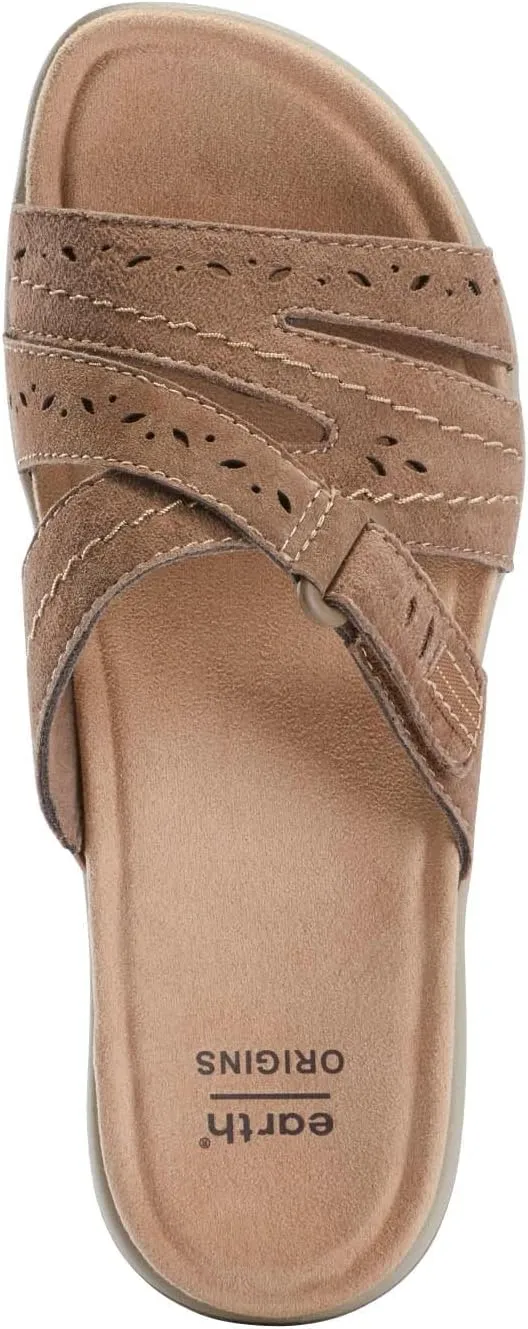 Earth Origins Women’s Shantel Sandal I Sustainable, Slip Resistant Everyday Sandal
