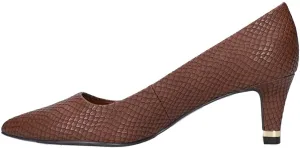 Easy Street Pointed Women's Pump 6.5 C/D US Tan-Snake