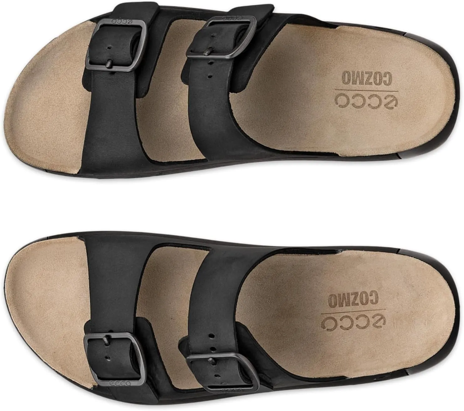 ECCO Men's Cozmo Two Band Buckle Slide Sandal